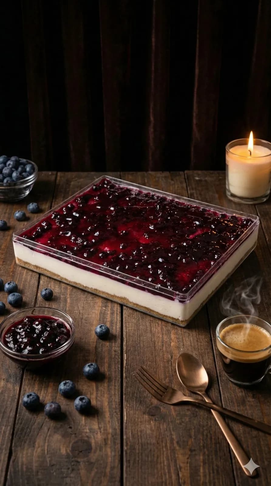 تشيز كيك بلو بيري عائلي