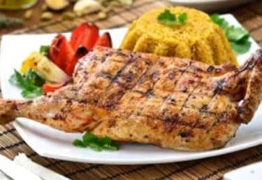 Half Chicken Meal with Rice