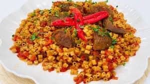 Baked Macaroni Casserole with Local Meat