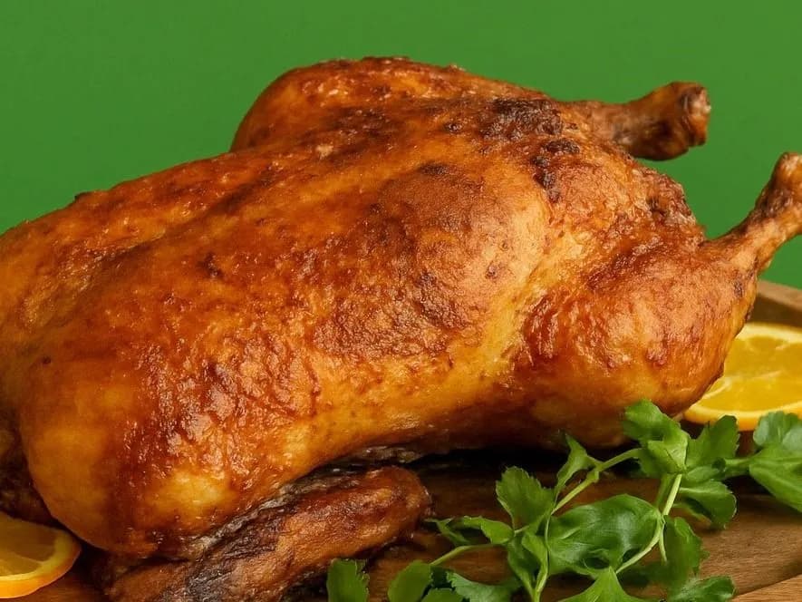 نص بطة + 1/4 محشي كرنب + ملوخية