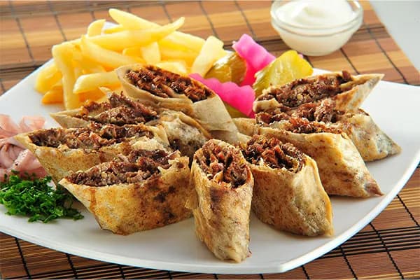 Chopped Arabian Meat Sandwich