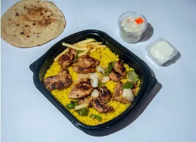 وجبة شيش طاووك