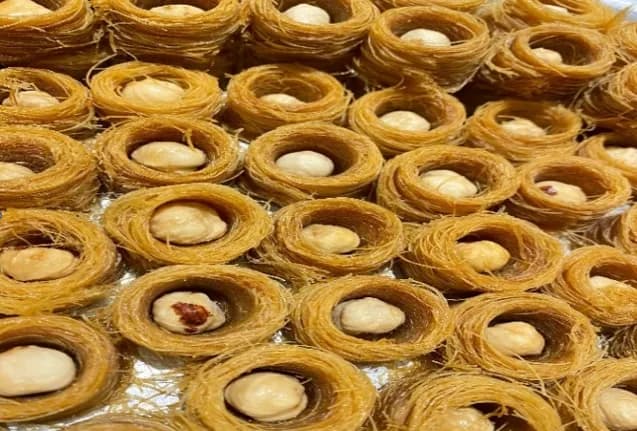 كنافة اساور بندق