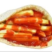 ساندوتش بطاطس بالكاتشب