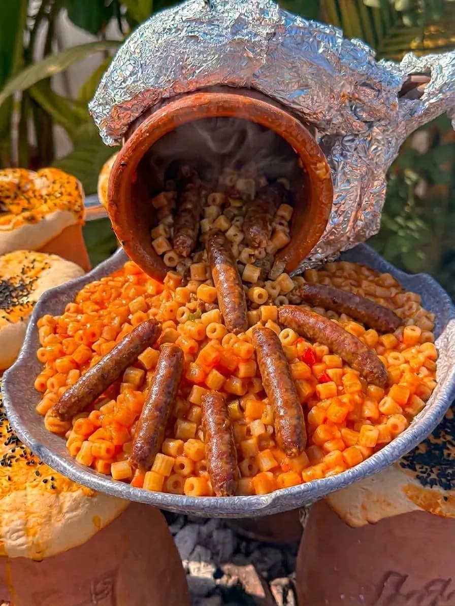 Mbakbaka with Alexandrian Sausage