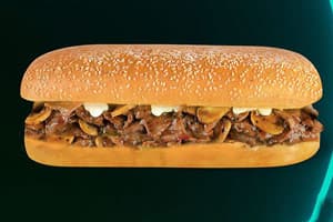 Mushroom Steak Sandwich