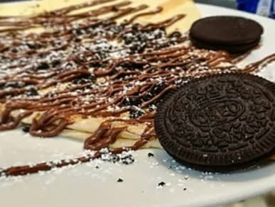 كريب نوتيلا مع أوريو