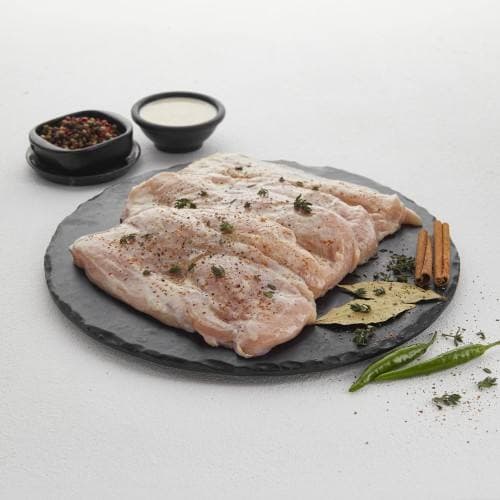 1/2 Raw Marinated Chicken Breasts