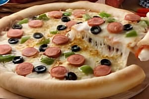 Hot Dog Pan Pizza Medium