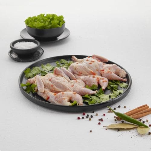 Pair of Pigeons Ready to Grill