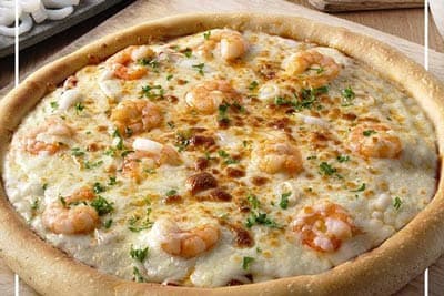 Shrimp Pan Pizza Large