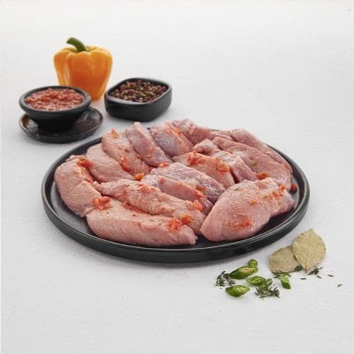 1 Kg Raw Marinated Veal Kebab