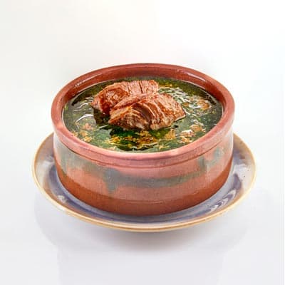 Molokhia with Meat Tagen