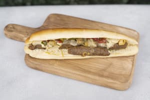 ساندوتش سجق اسكندراني مدخن