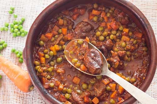 Green Peas with Meat