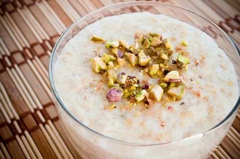 Rice Pudding with Nuts