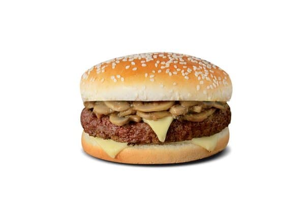 Mushroom & Cheese Burger