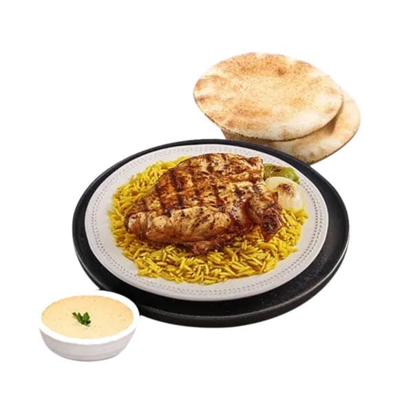 وجبة ربع دجاج مشوي (صدر)