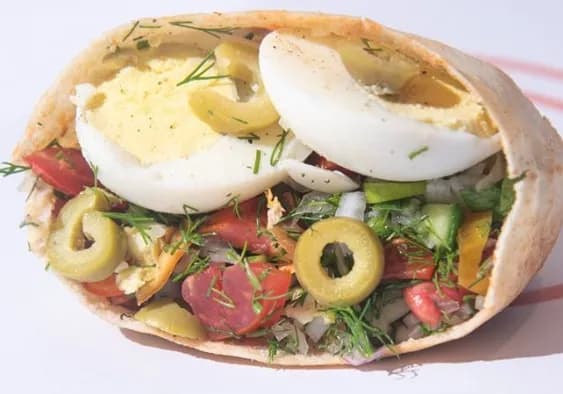 Alexandrian Eggs Sandwich