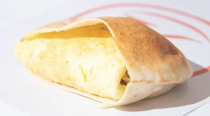 Plain Omelette Sandwich