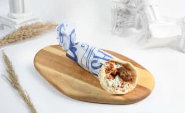 Keftedes Wrap