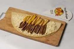 Chicken Panne with Burger Crepe