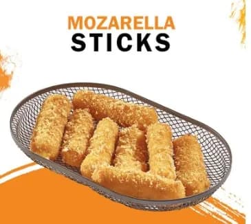 أصابع جبنة موتزاريلا