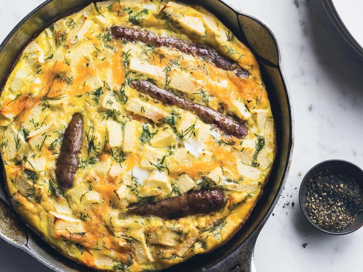 طاسة سجق اسكندراني بالجبنة