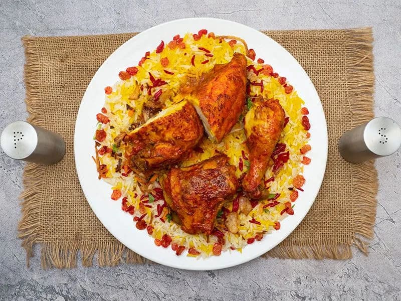 دجاج بريانى