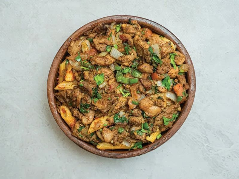 طاجن مكرونة دجاج