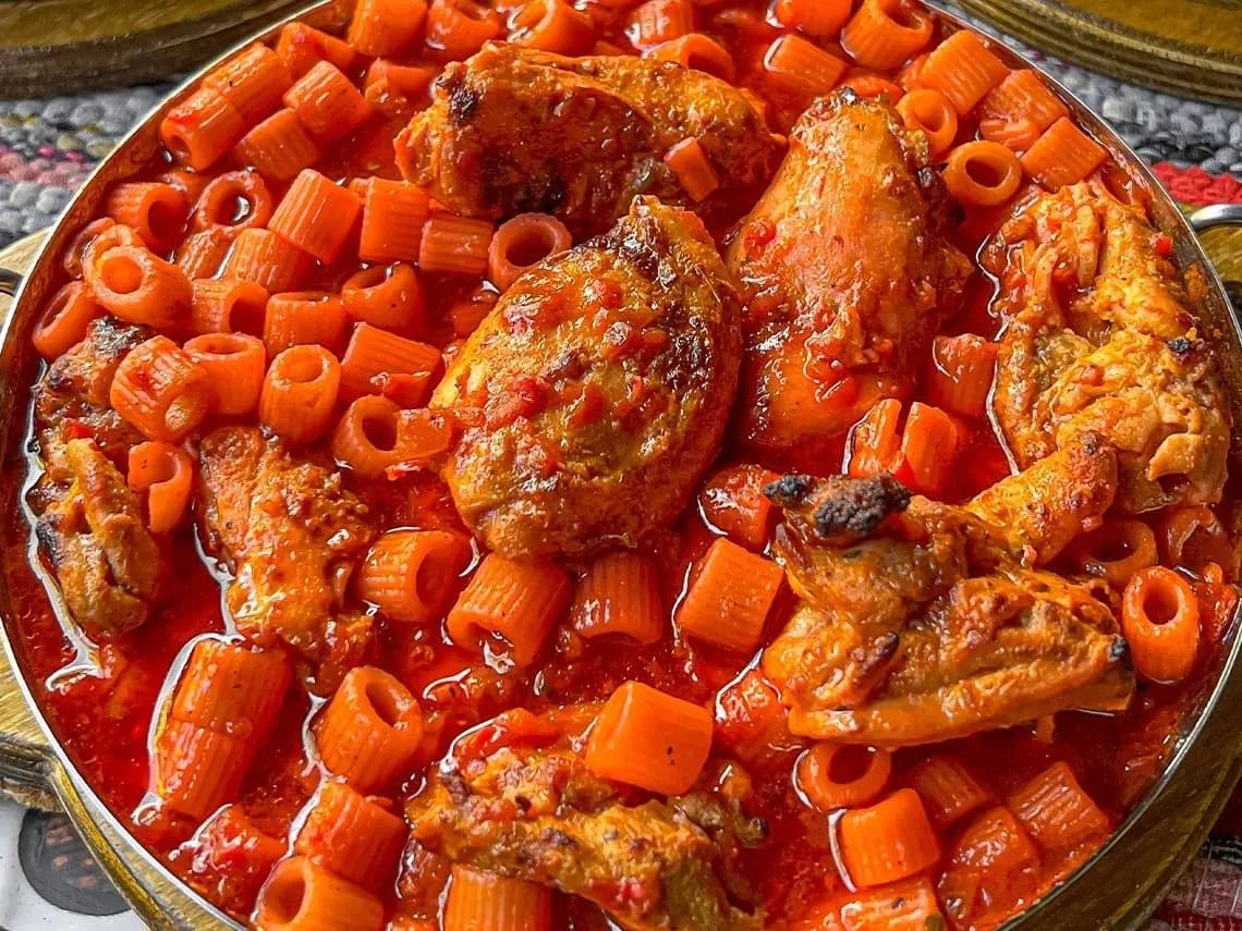 صحن مبكبكة دجاج