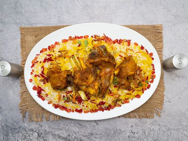 لحم ضاني بريانى