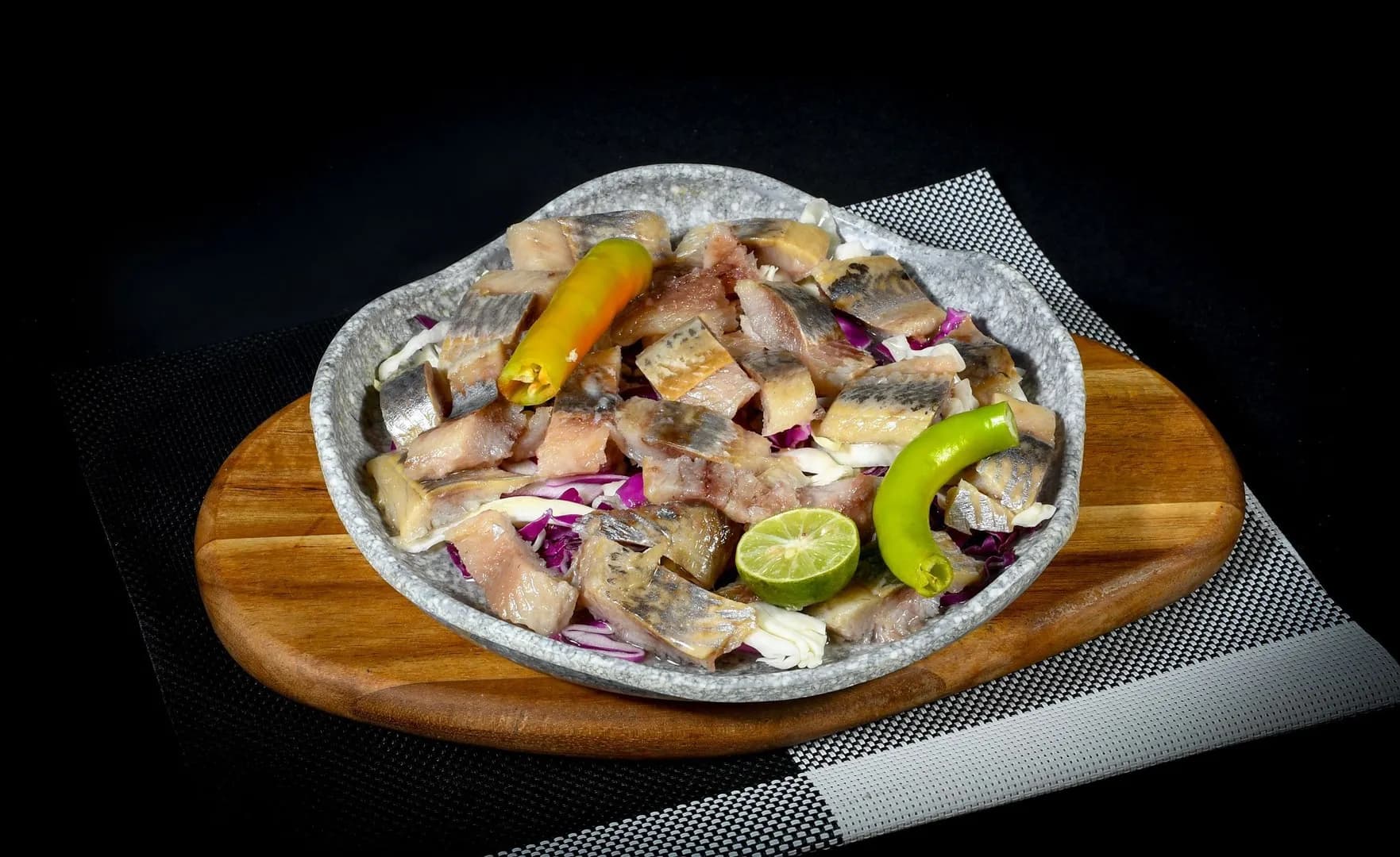 Dutch Herring with Oil and Lemon