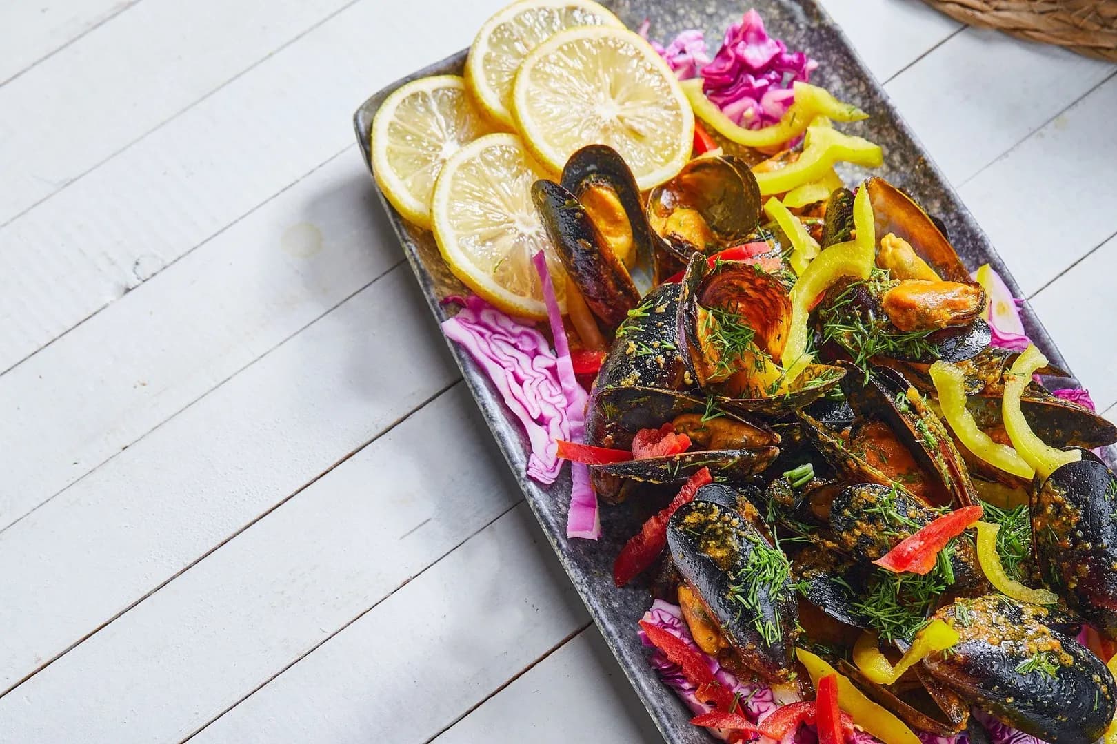 Greek Mussel Salad Plate