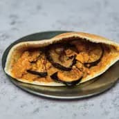 Beans And Eggplant Sandwich