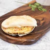 Potato Sandwich With Egg Omelet