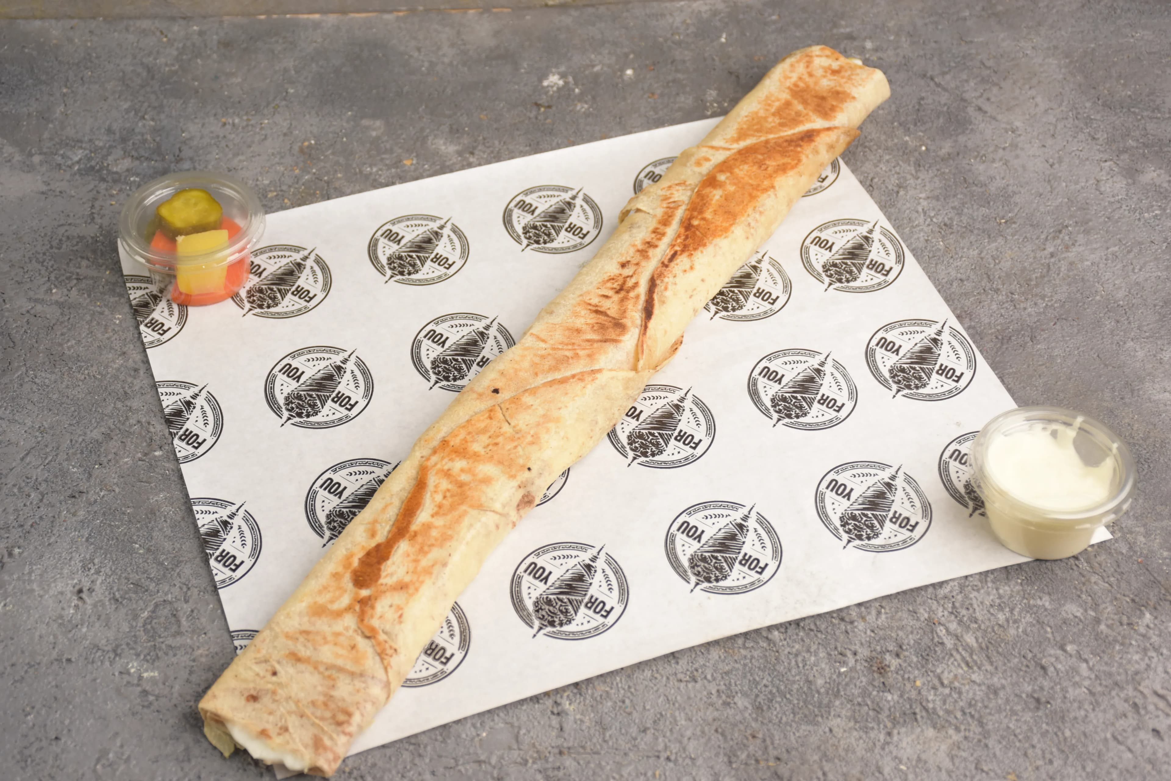 Half Meter Of Saj Shawarma