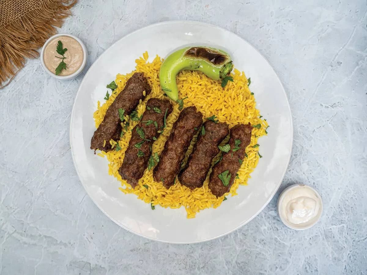 وجبة كفتة مشوية