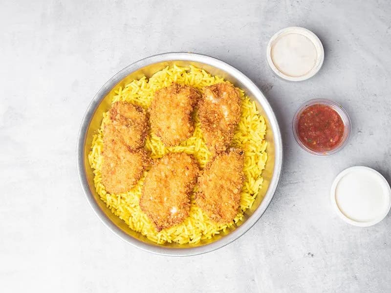 وجبة دجاج بانيه