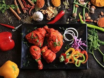 Tandoori Chicken Platter