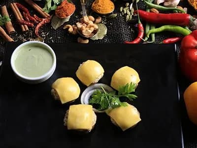 Tandoori Mushroom Platter