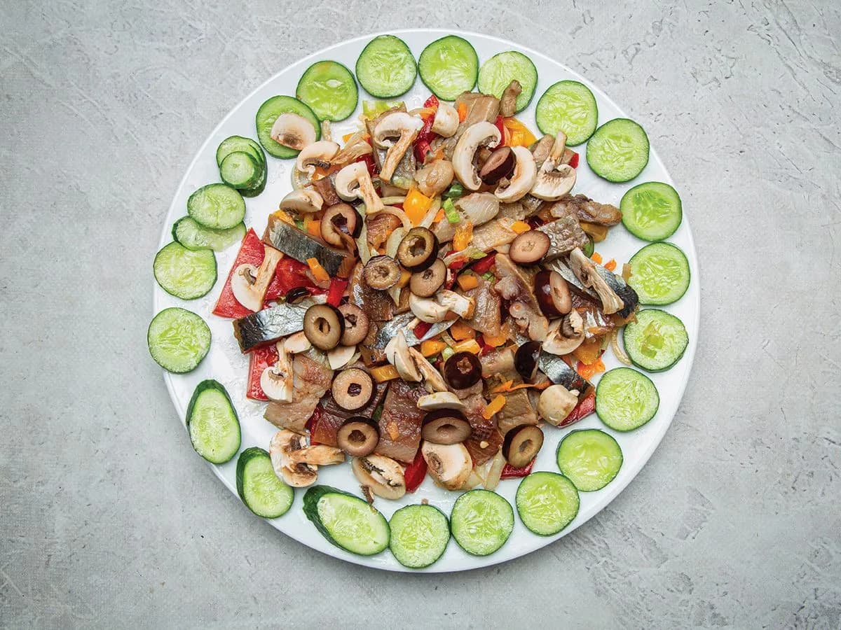 A Kilo Of Special Herring Salad