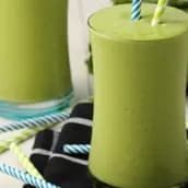 ميلك شيك تفاح الأخضر