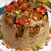 Palestinian Chicken Makloba