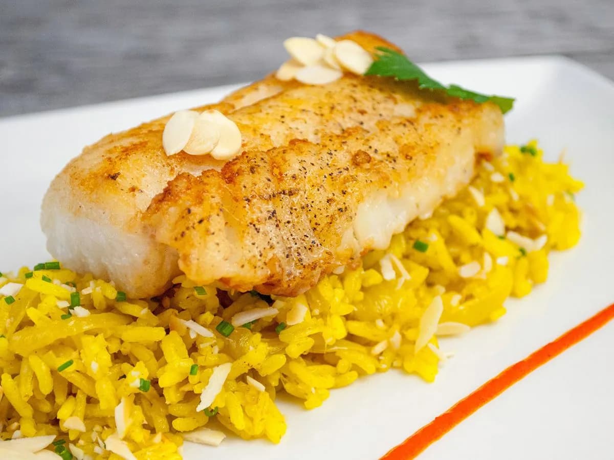 ارز تويست بأصابع السمك