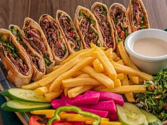 Syrian Meat Shawarma Meal