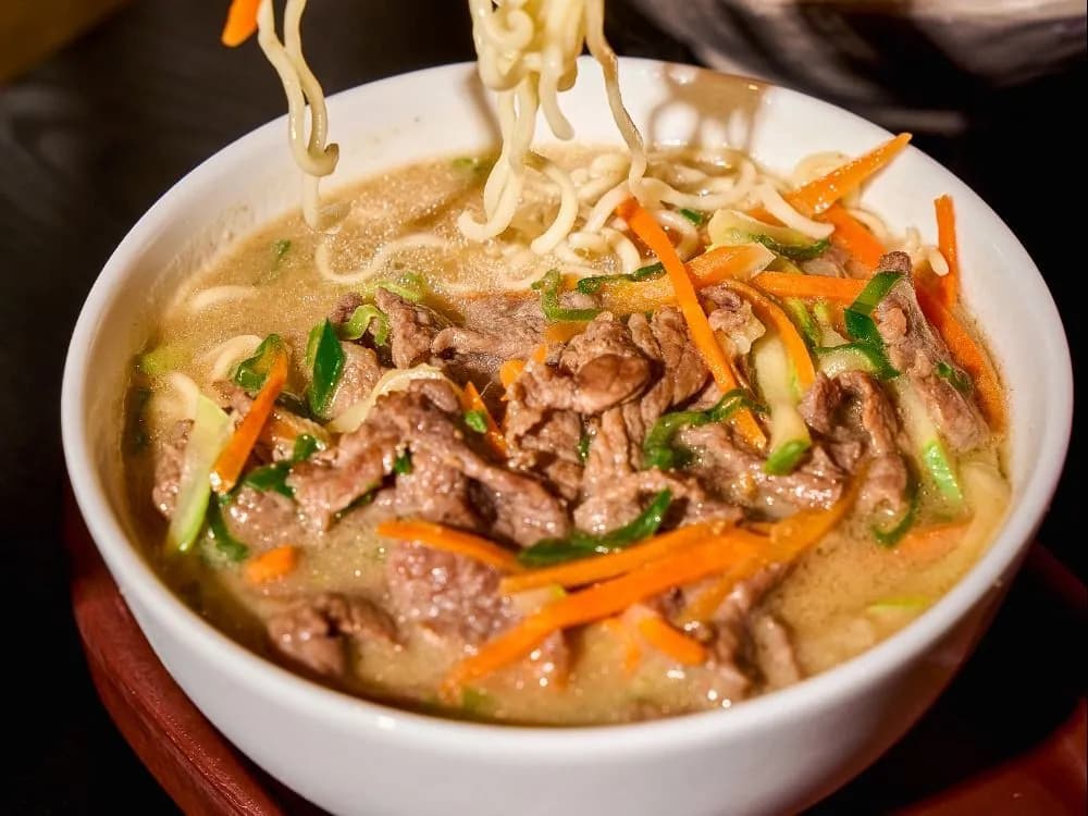 Ramen Beef Soup