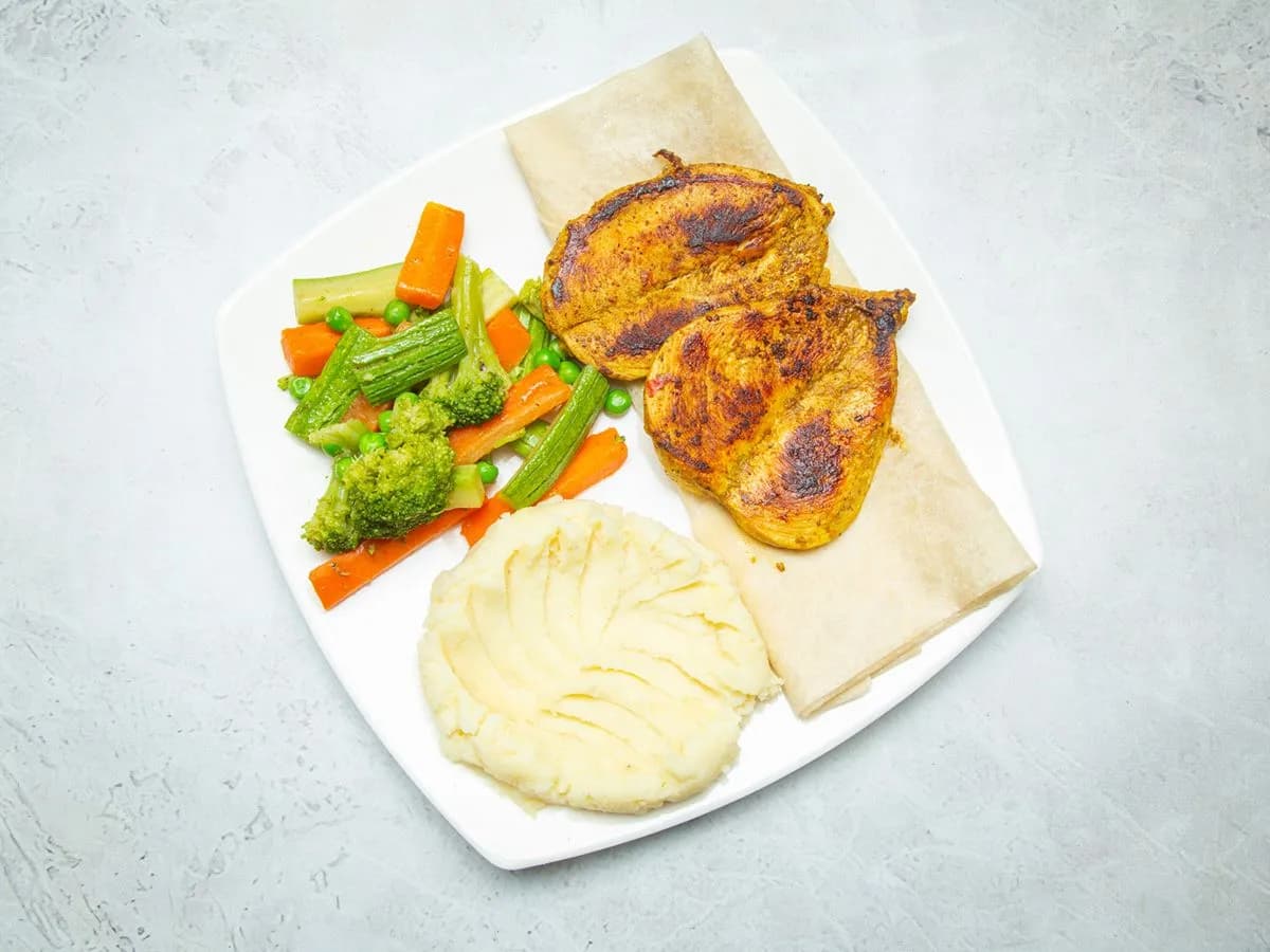 Diet Chicken Curry Meal