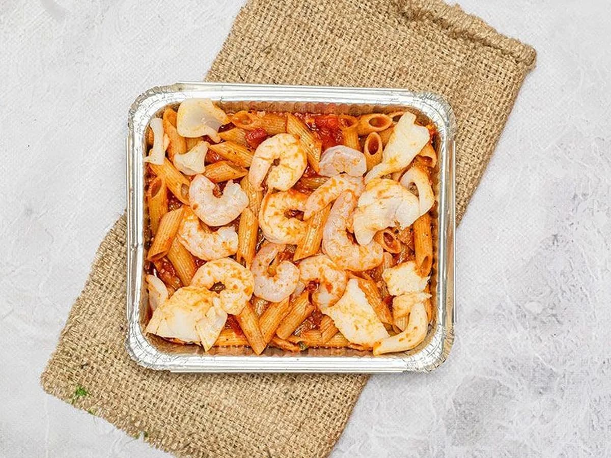 مكرونة بالجمبرى