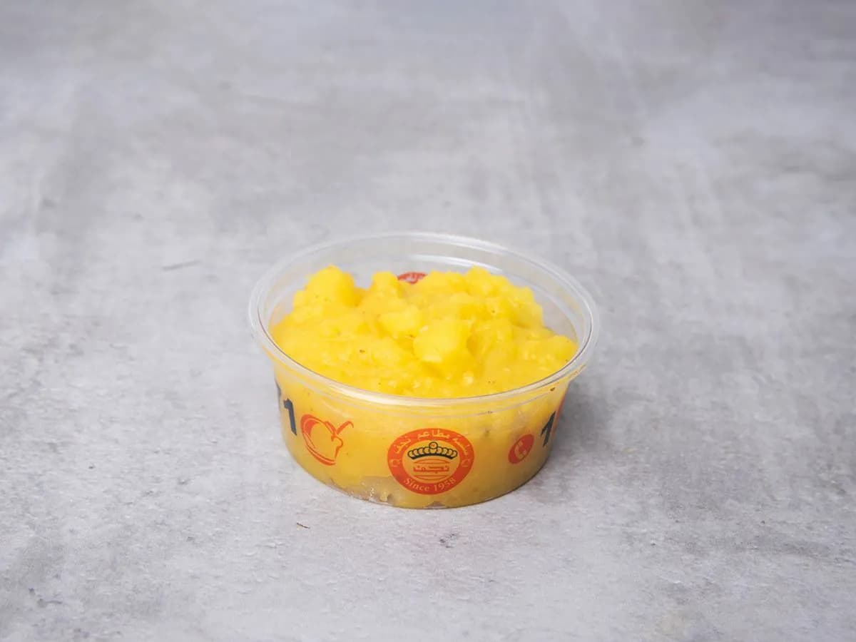 علبة بطاطس مهروسة